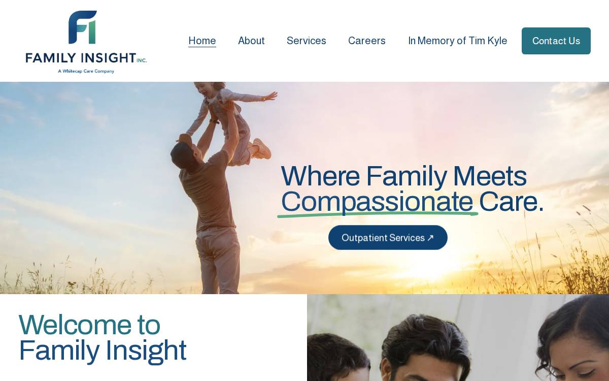 Whitecap Care website preview