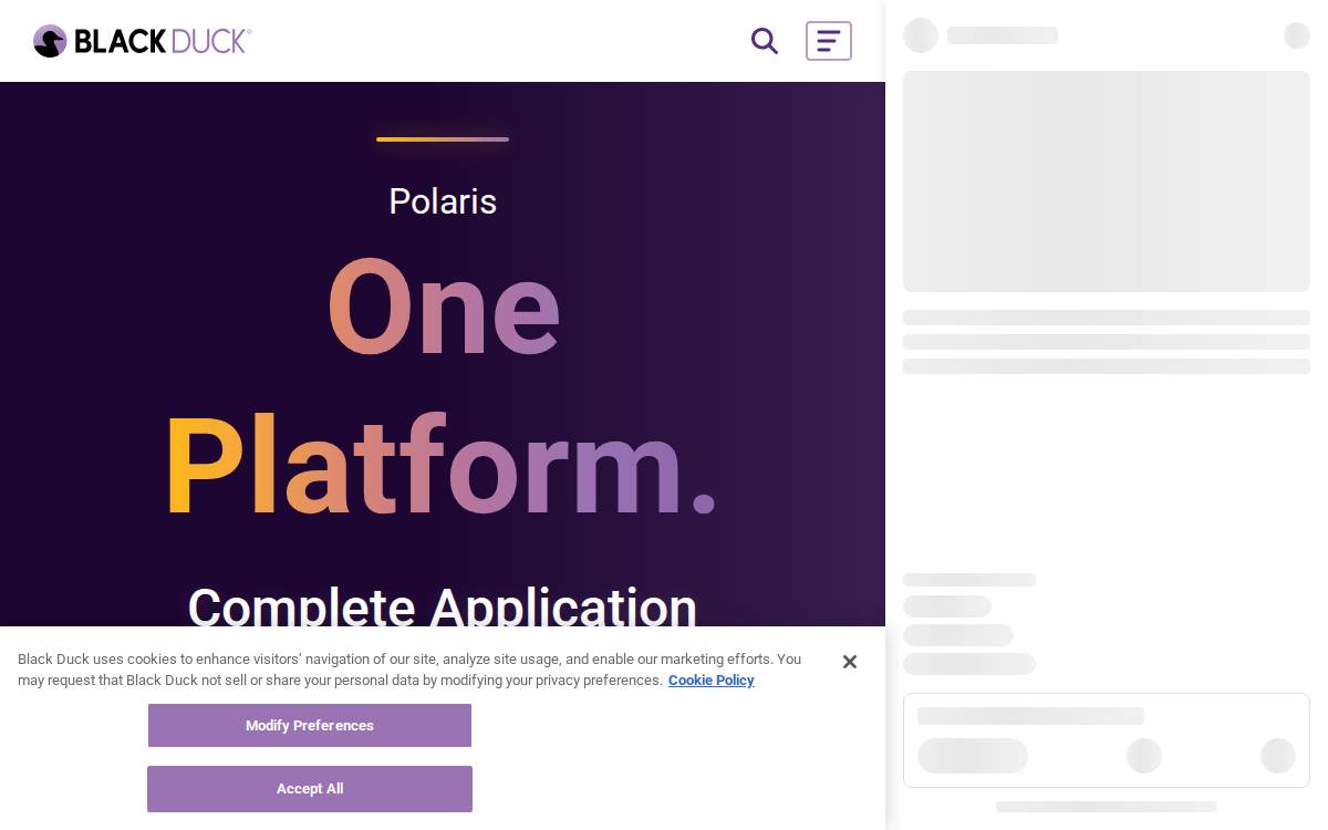 WhiteHat Security website preview