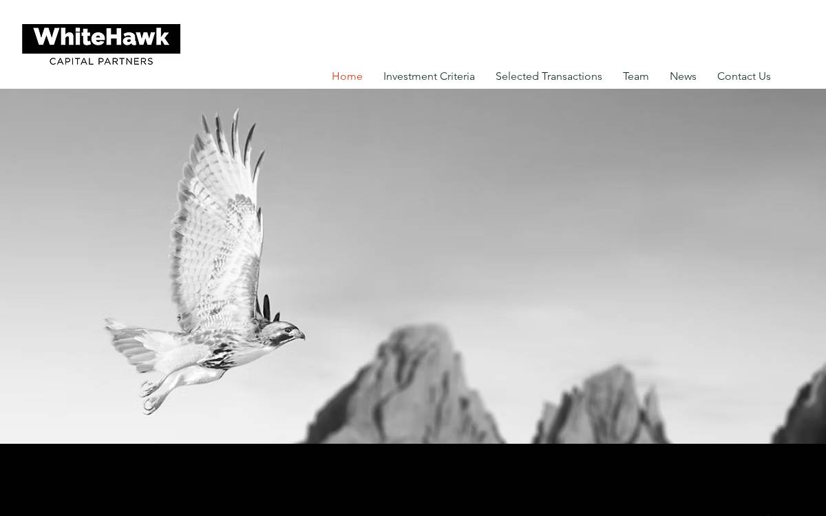 WhiteHawk Capital website preview