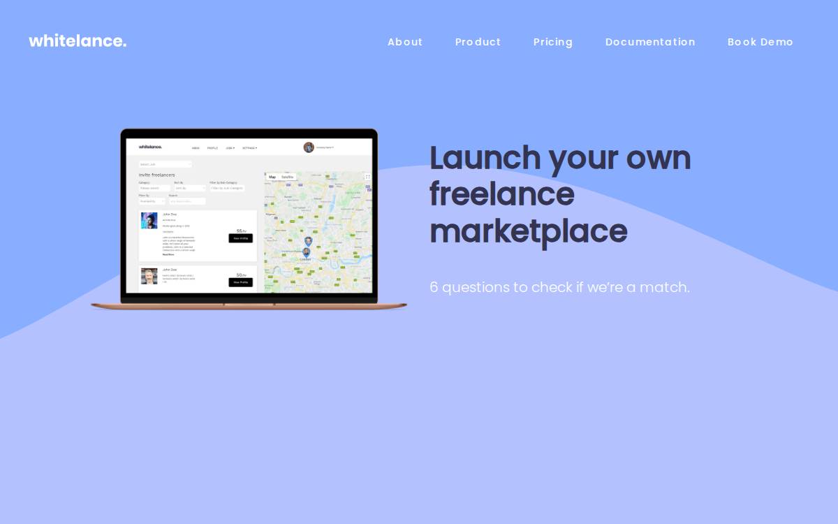Whitelance website preview