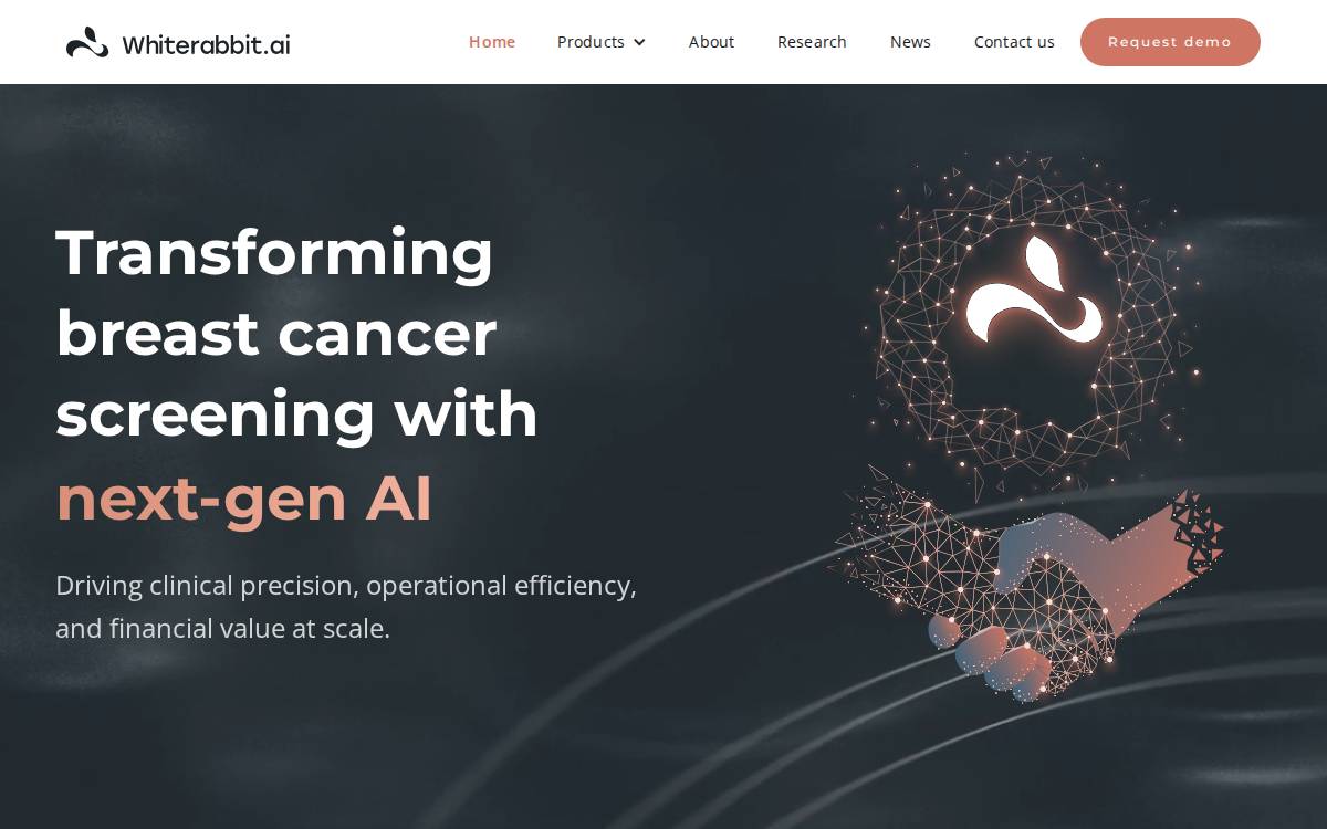 Whiterabbit Ai website preview