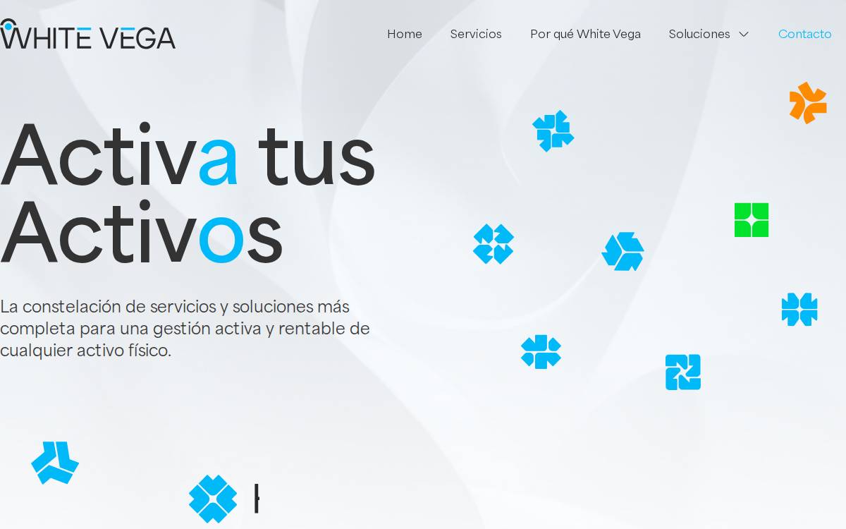 Whitevega website preview
