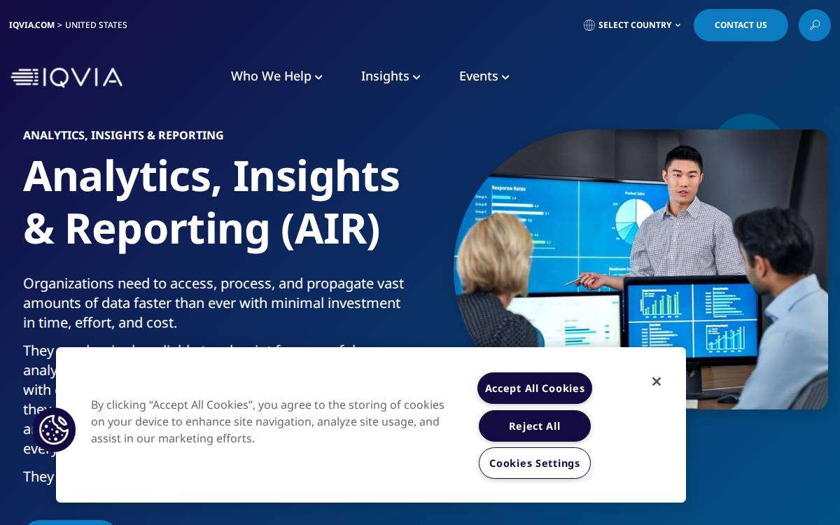 Whiz website preview