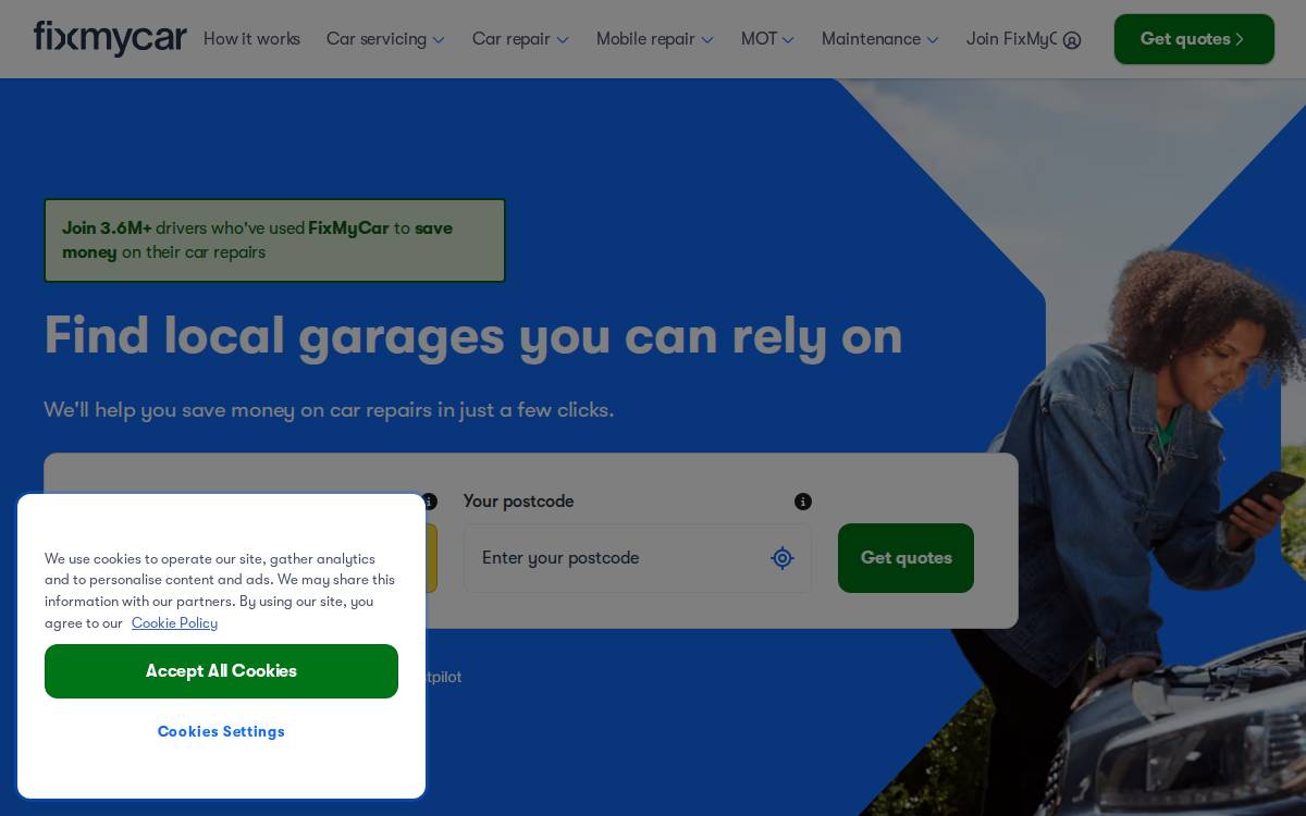 Whocanfixmycar website preview