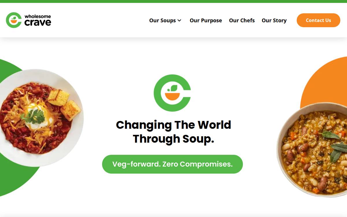Wholesome Crave website preview