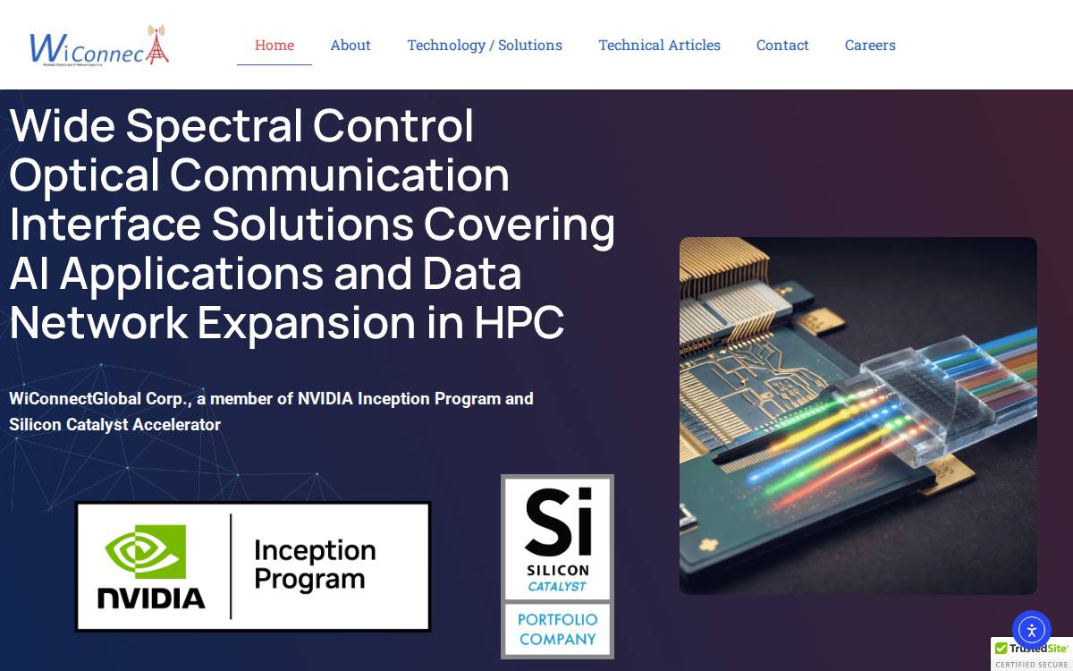 Wiconnectglobal website preview