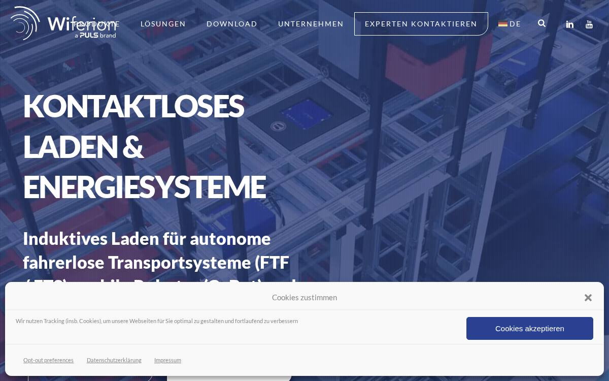 Wiferion website preview