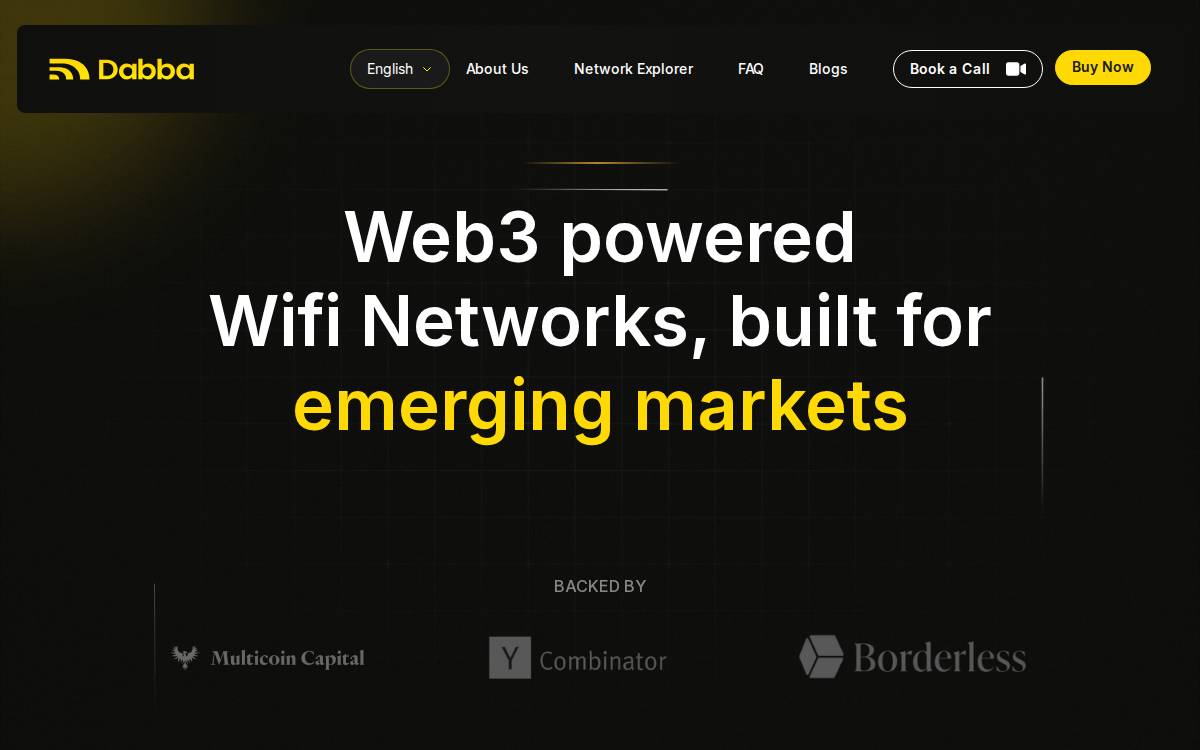 Wifi Dabba, Inc. website preview