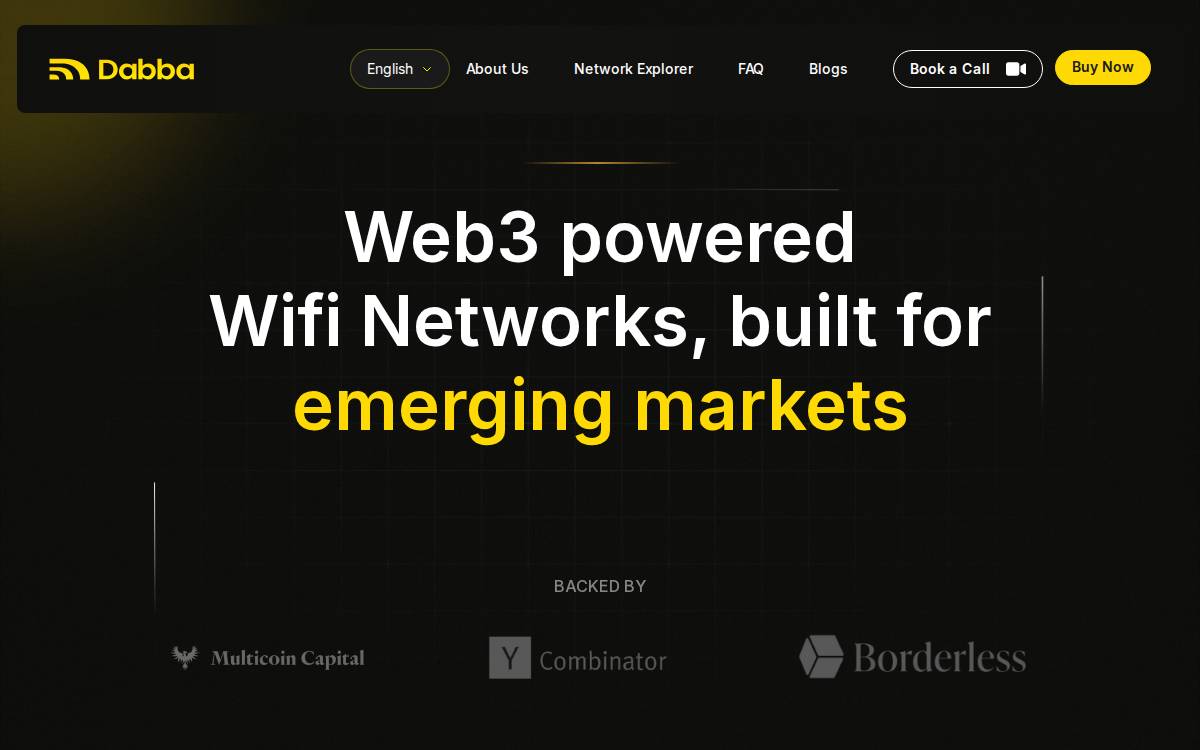 Wifi Dabba website preview