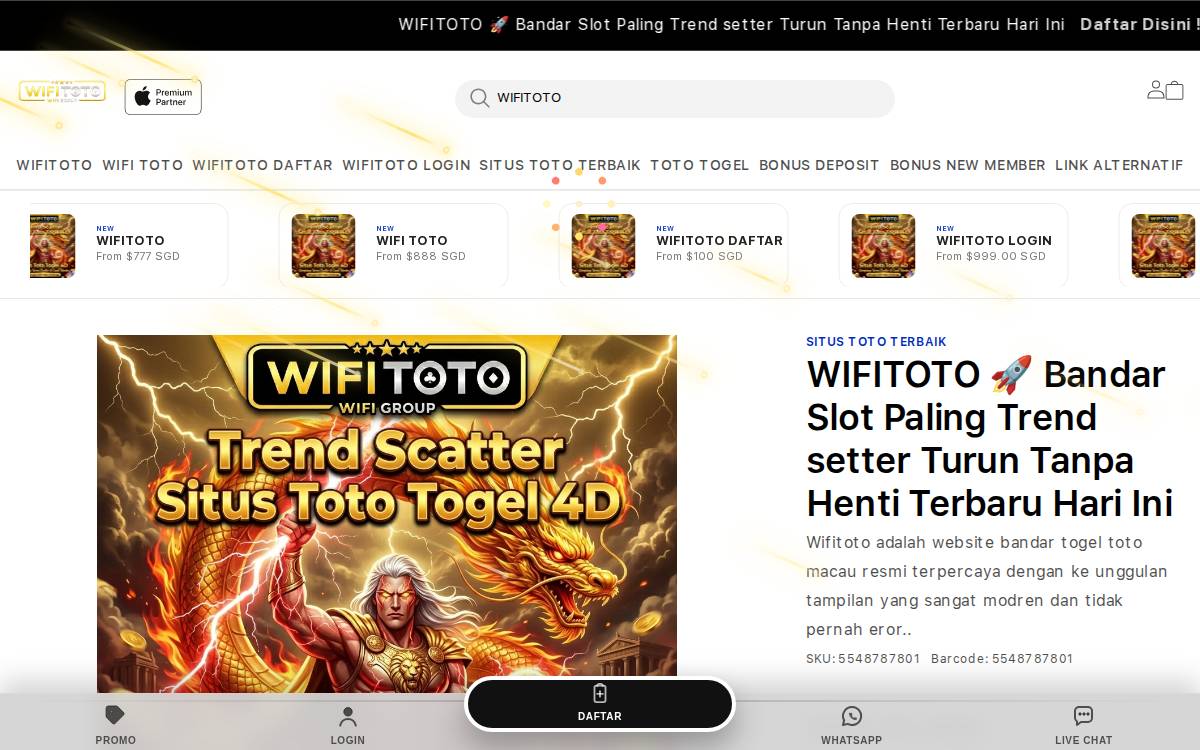 wifitoto website preview