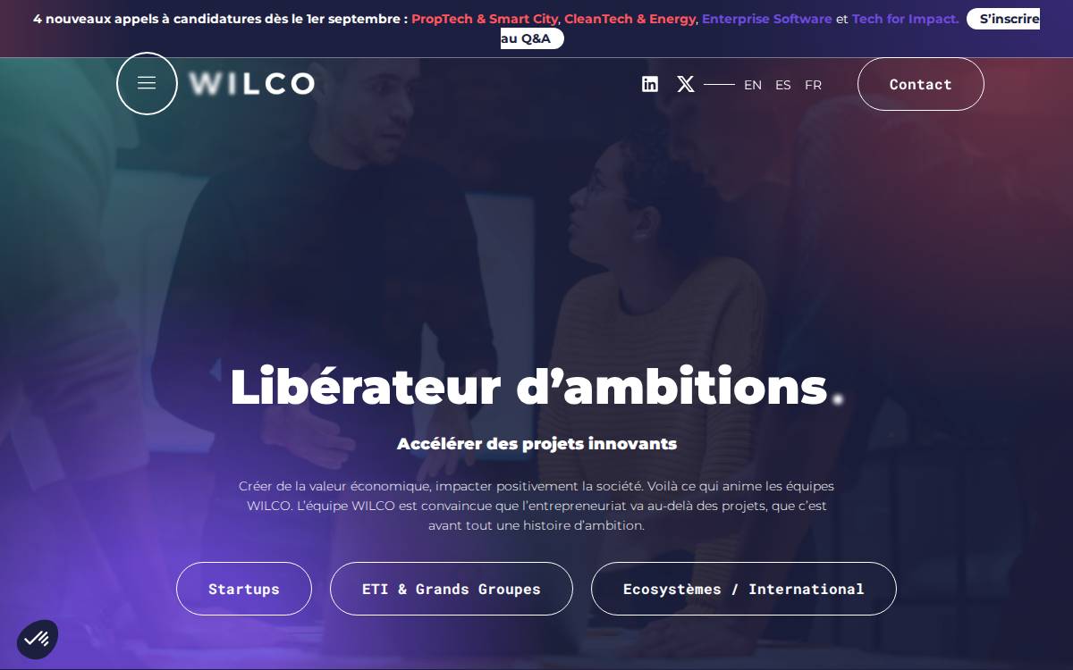 WILCO website preview