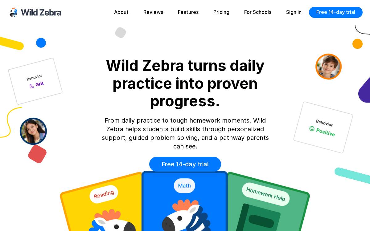 Wild Zebra website preview