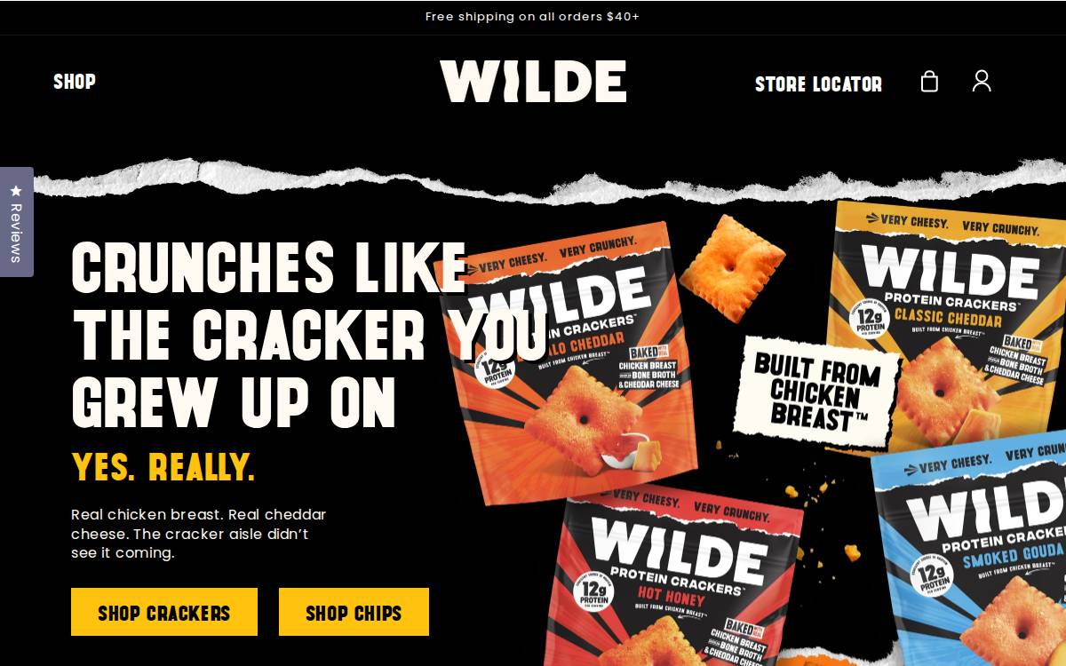 Wilde website preview