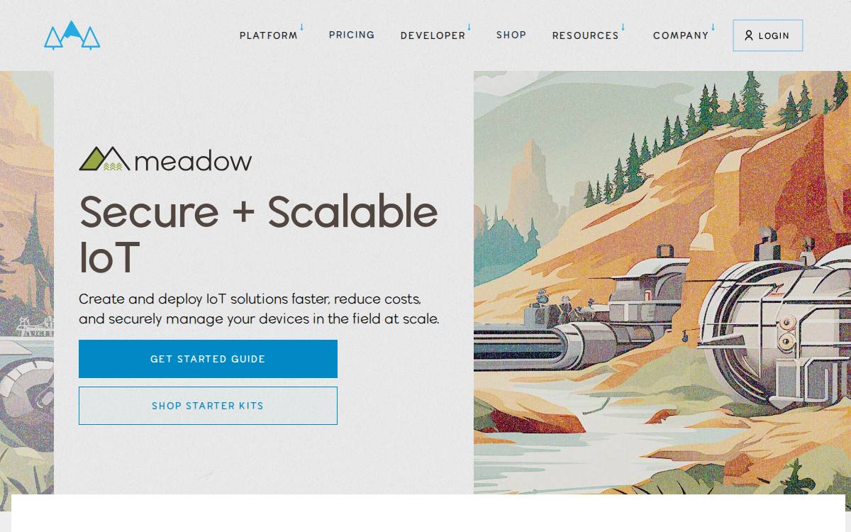 Wilderness Labs website preview