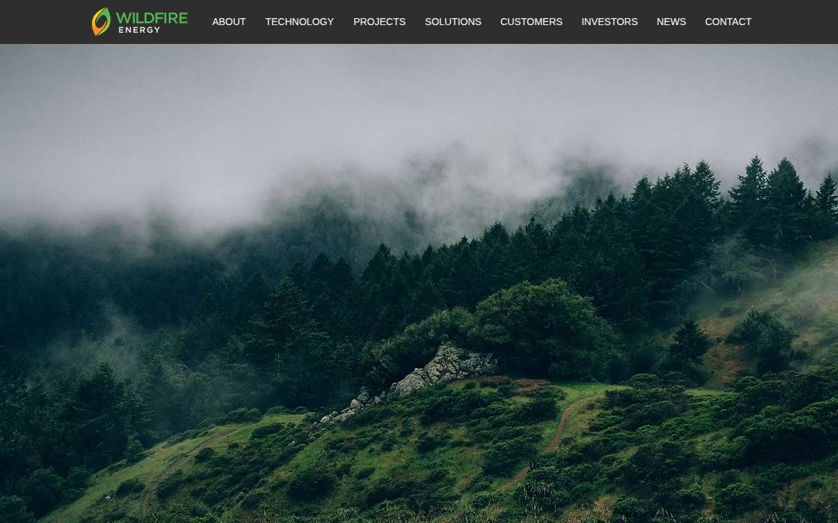 wildfire website preview