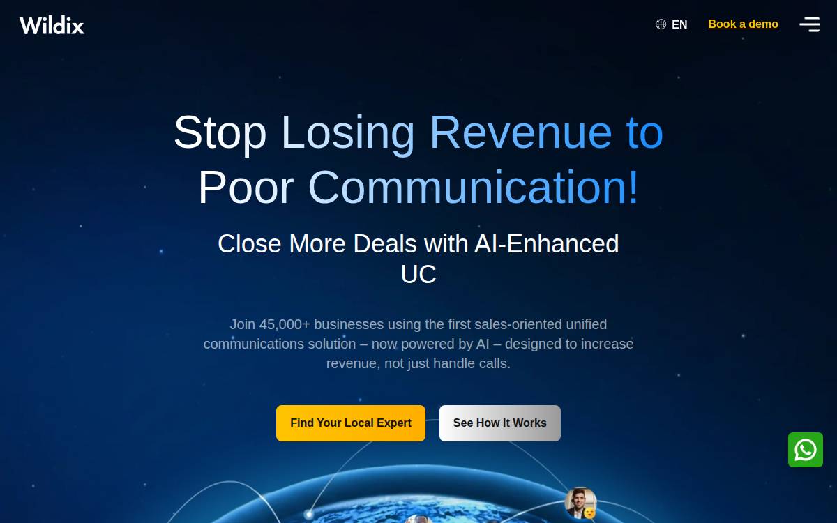 Wildix website preview