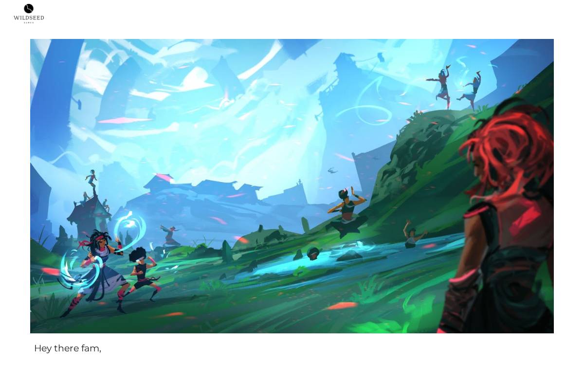 Wildseed Games website preview