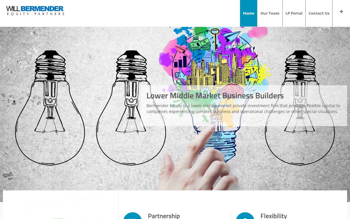 Will Bermender Equity Partners website preview