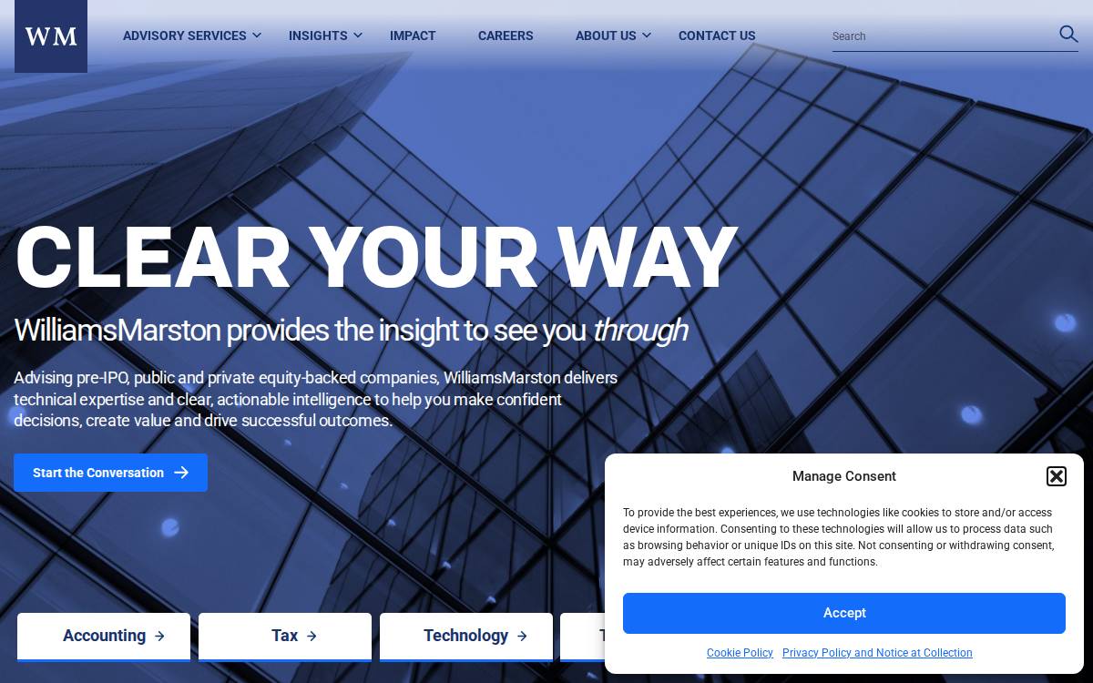 Williamsmarston website preview