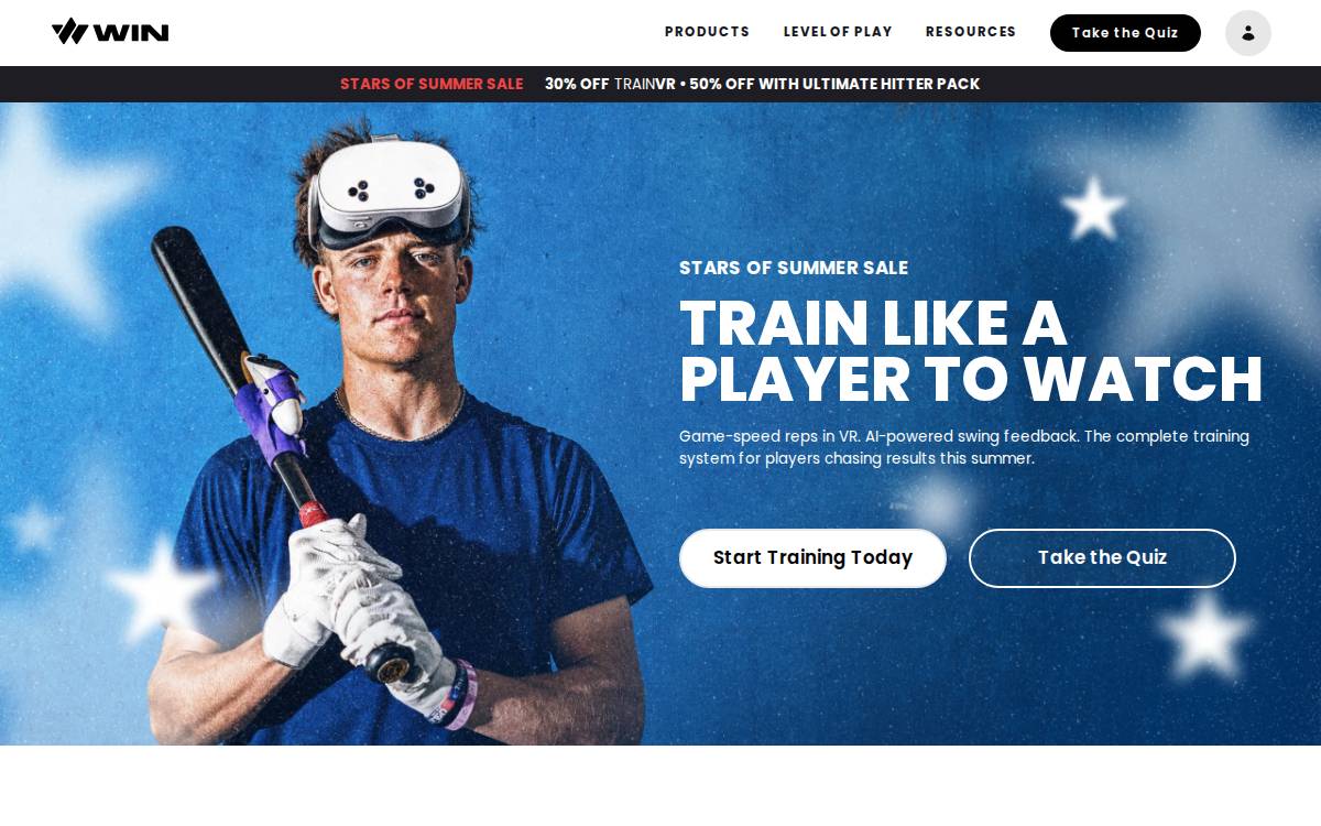 WIN Reality website preview