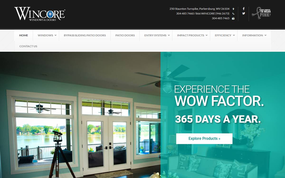 Wincorewindows website preview