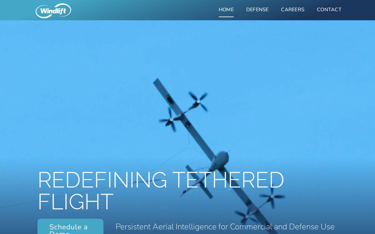 Windlift website preview