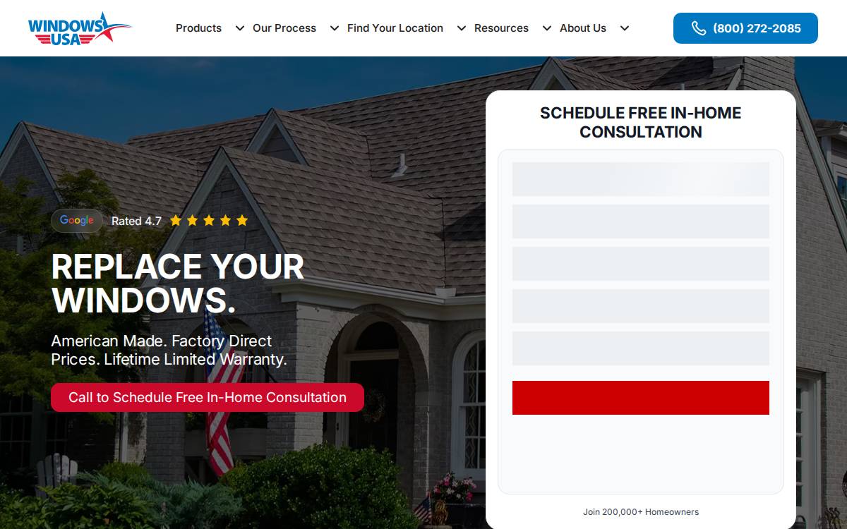 Windows Usa website preview