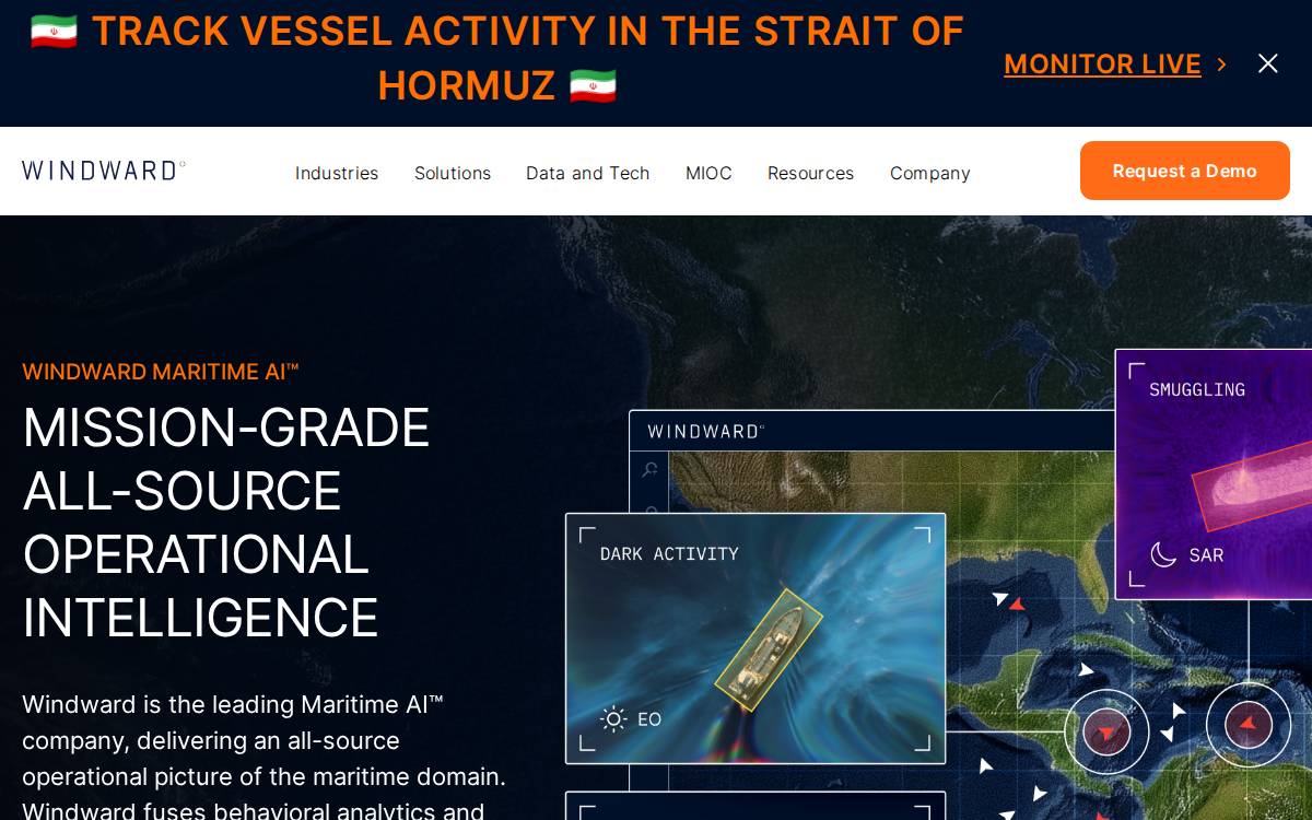 Windward website preview