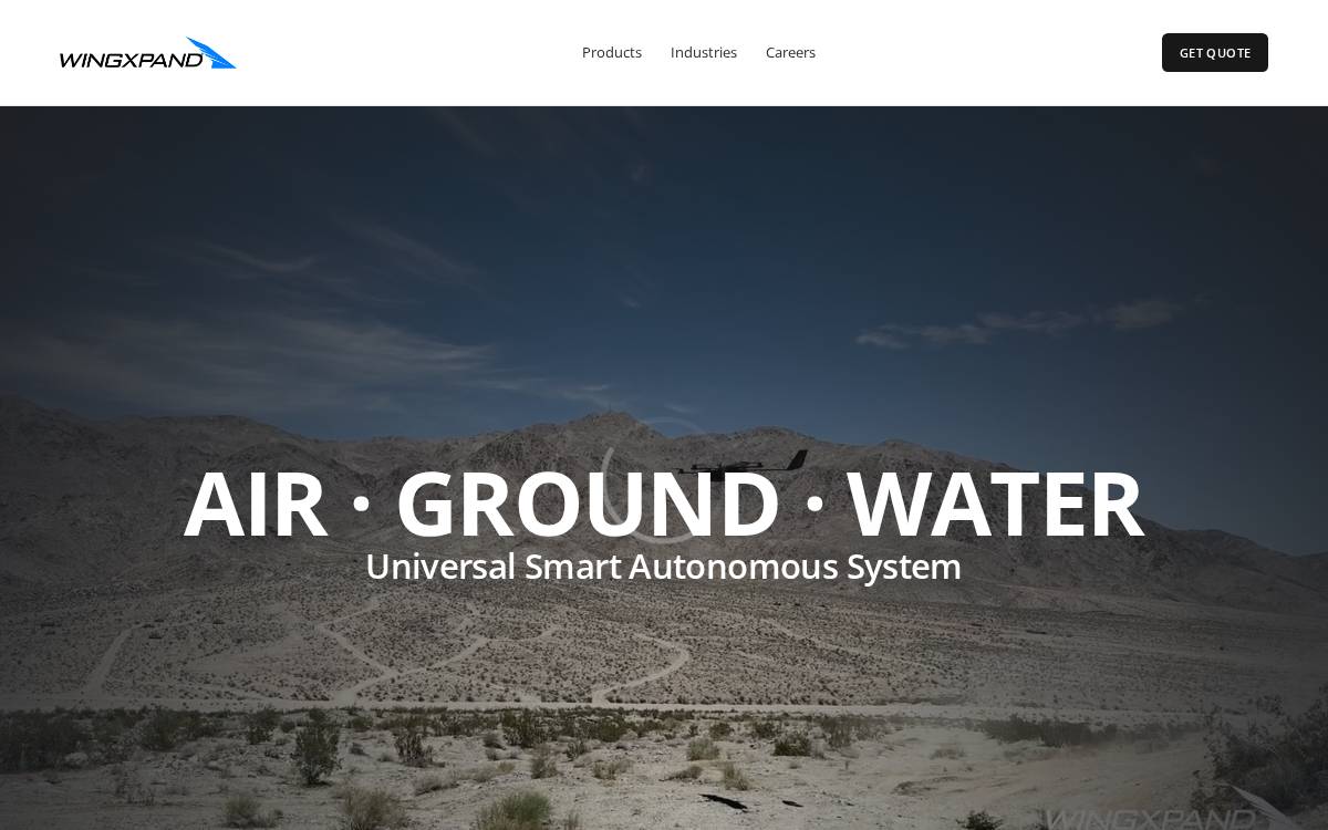 WingXpand website preview