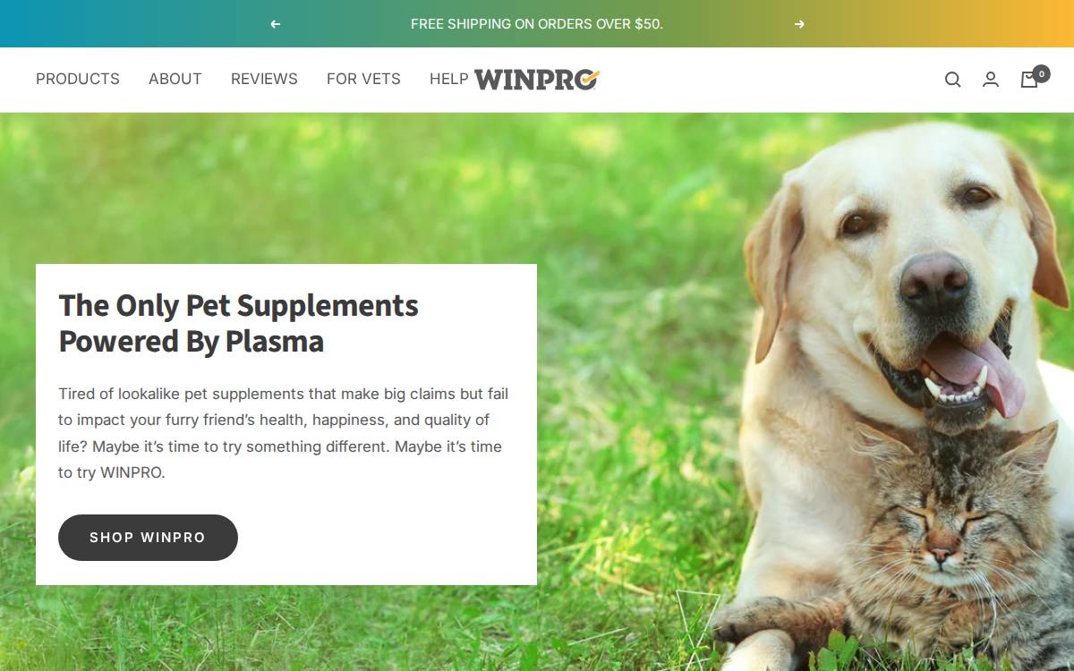 Winpropet website preview