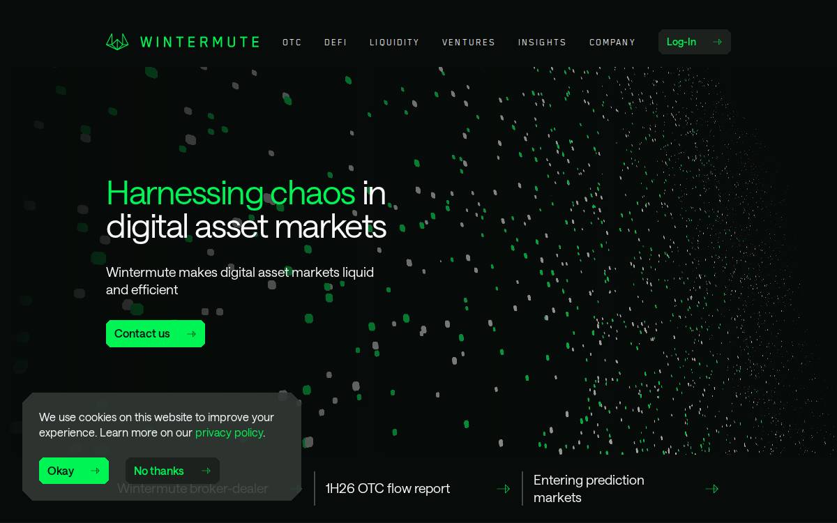 Wintermute website preview