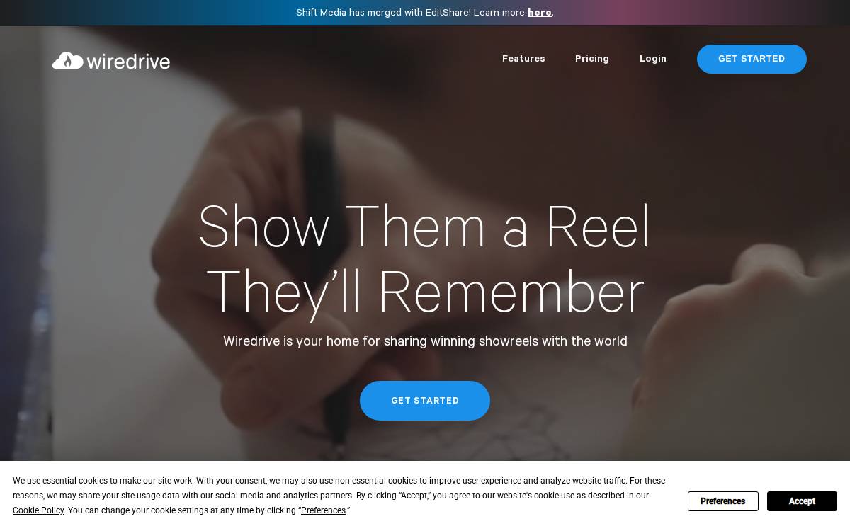 Wiredrive.com website preview