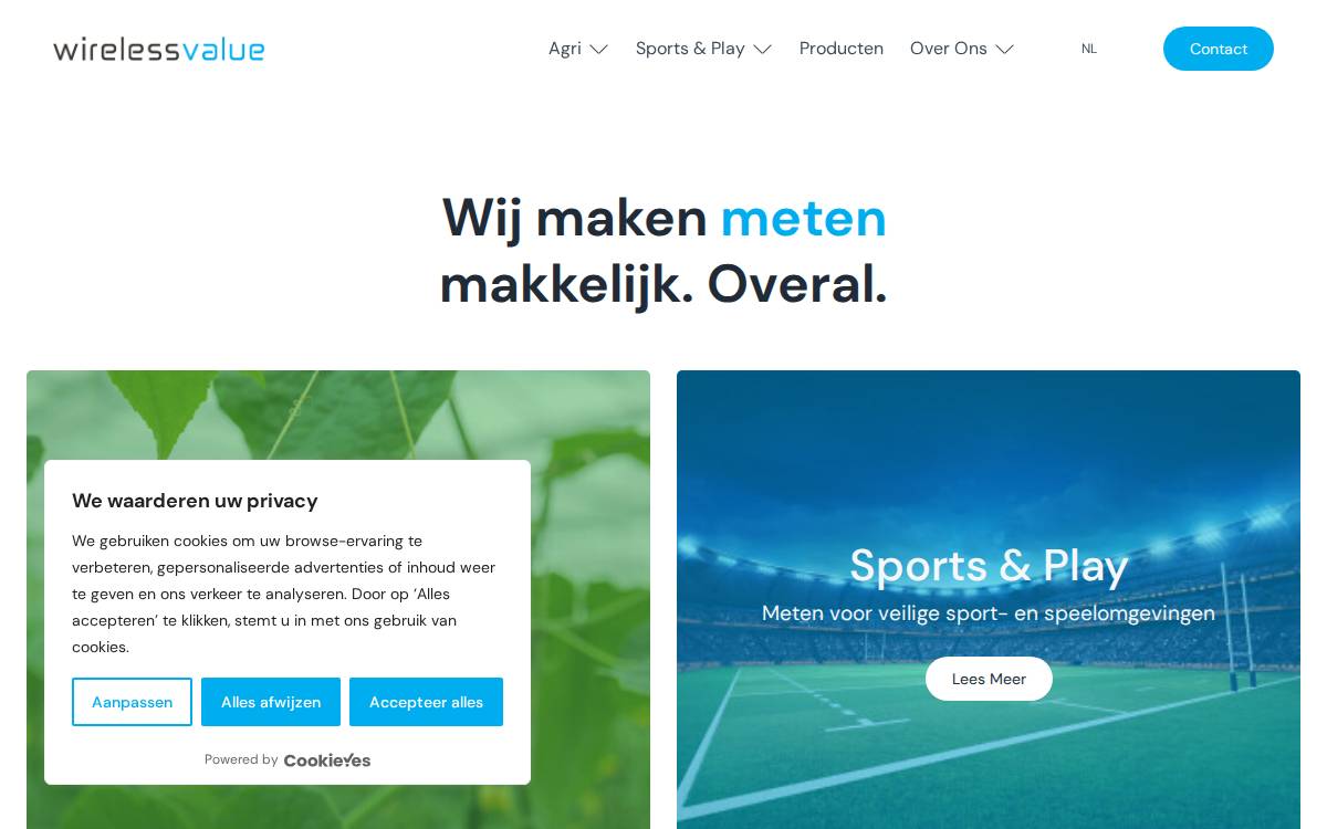 Wireless Value website preview