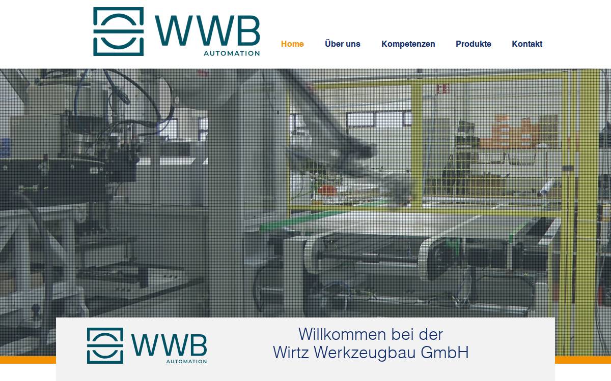 Wirtz Werkzeugbau website preview
