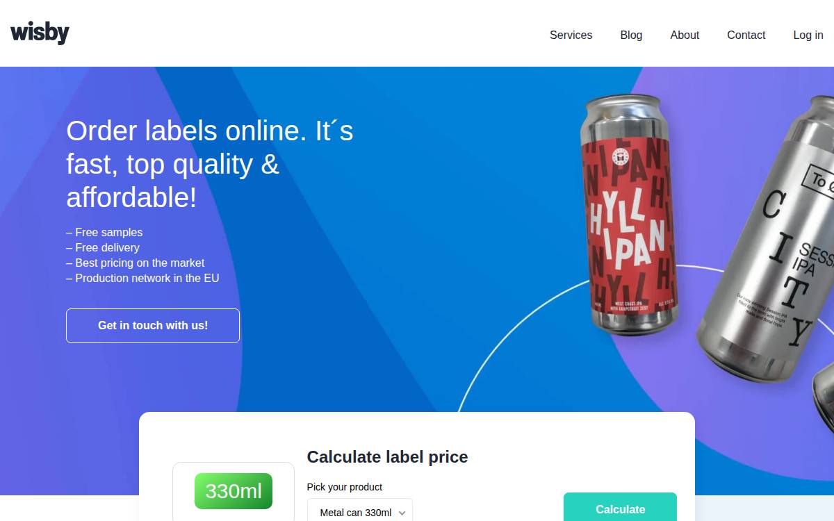 Wisby website preview