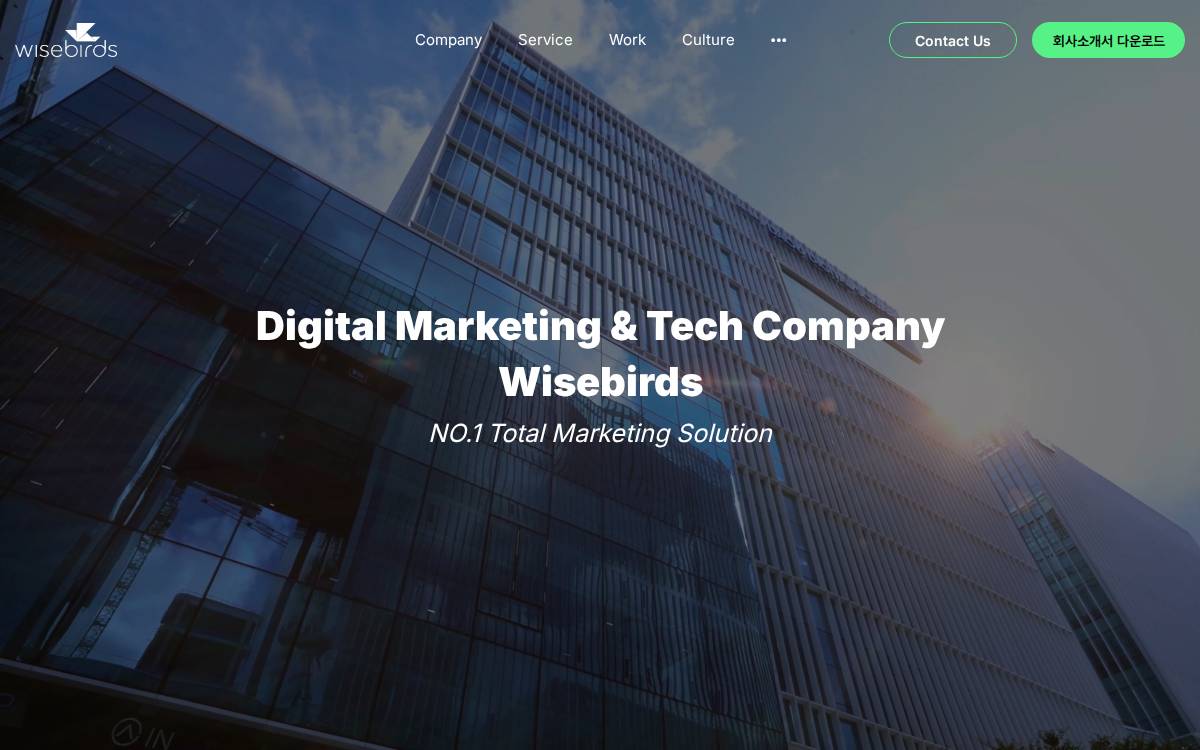 Wisebirds website preview