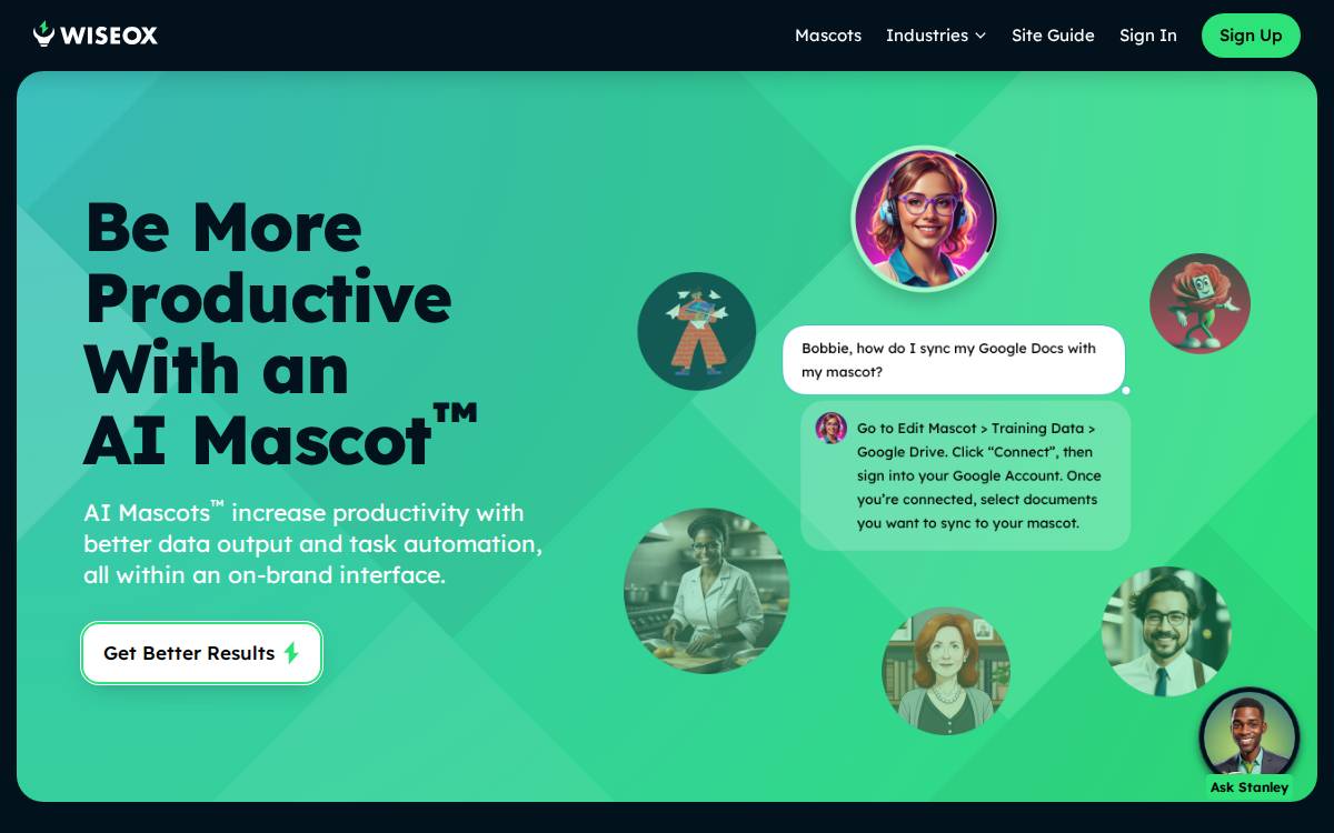 WiseOx website preview