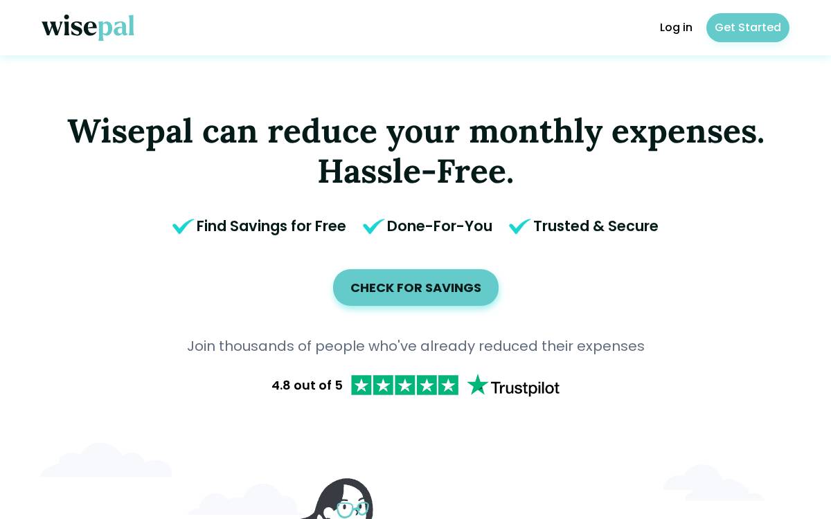 WisePal website preview