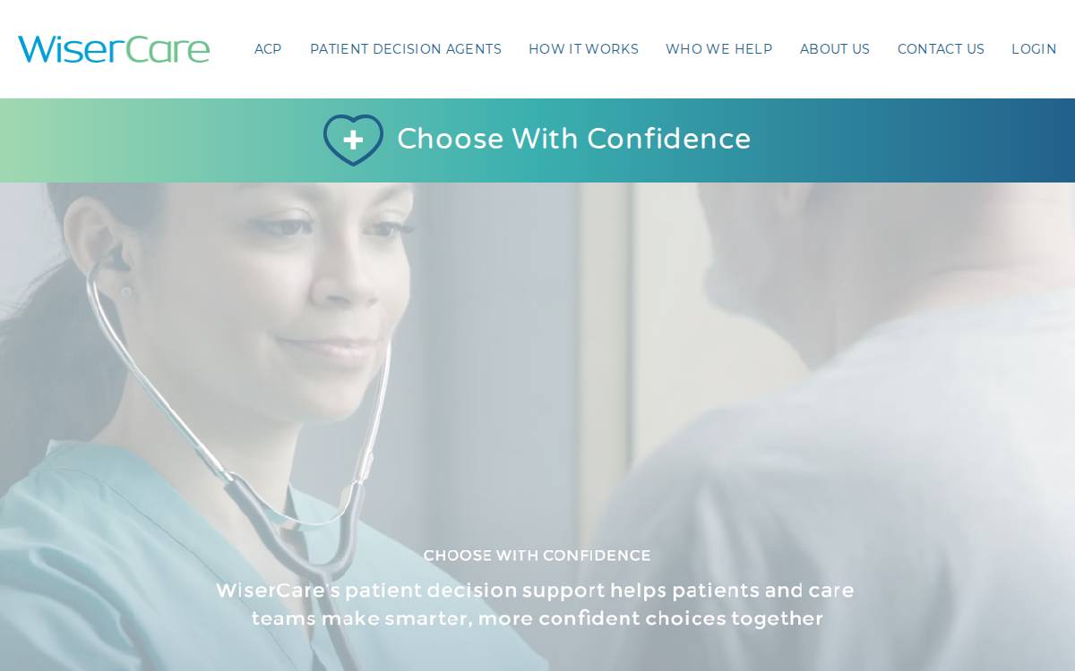 WiserCare website preview