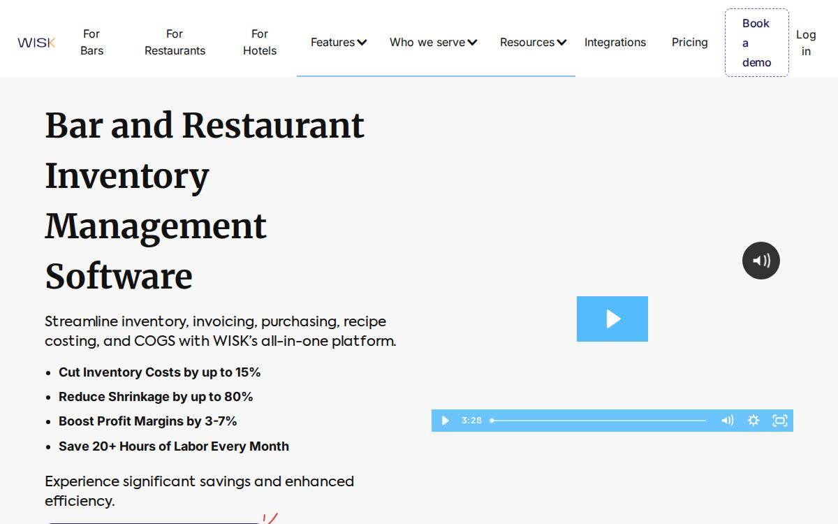 Wisk Solutions website preview