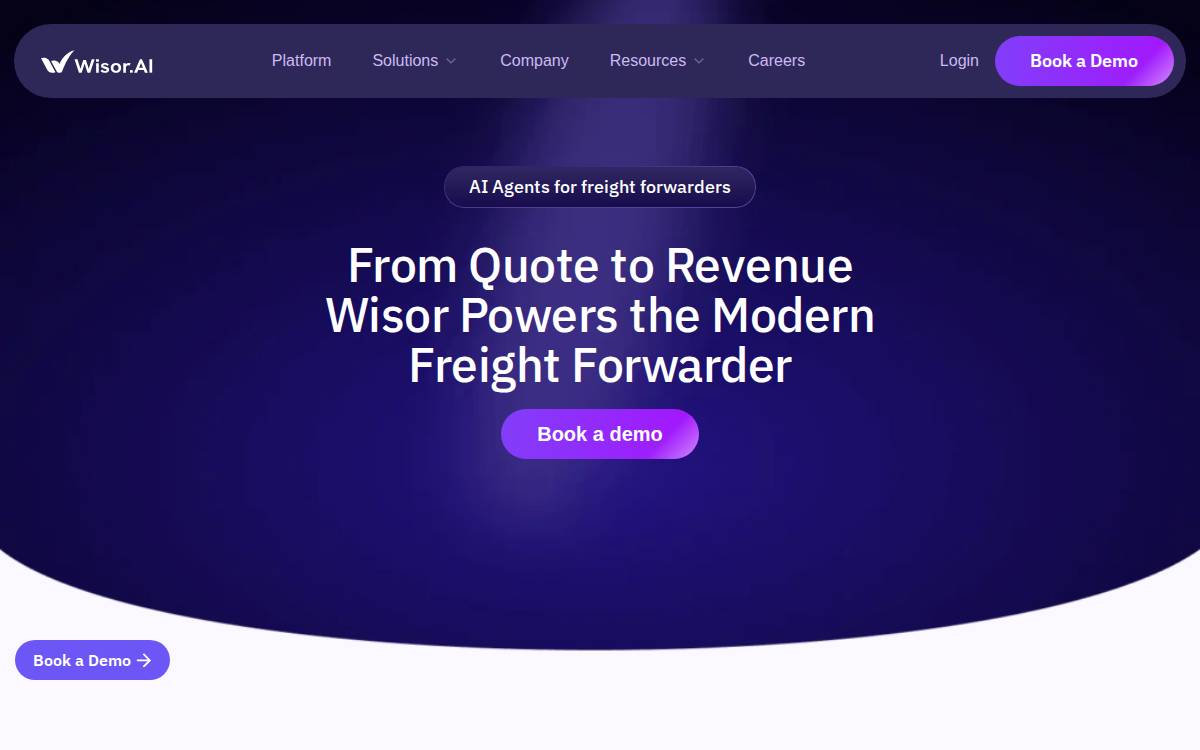 Wisor AI website preview