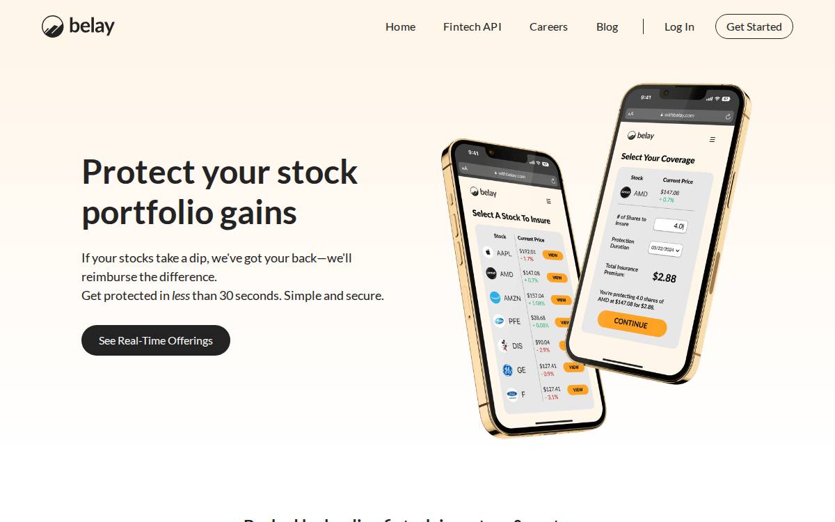 Withbelay website preview