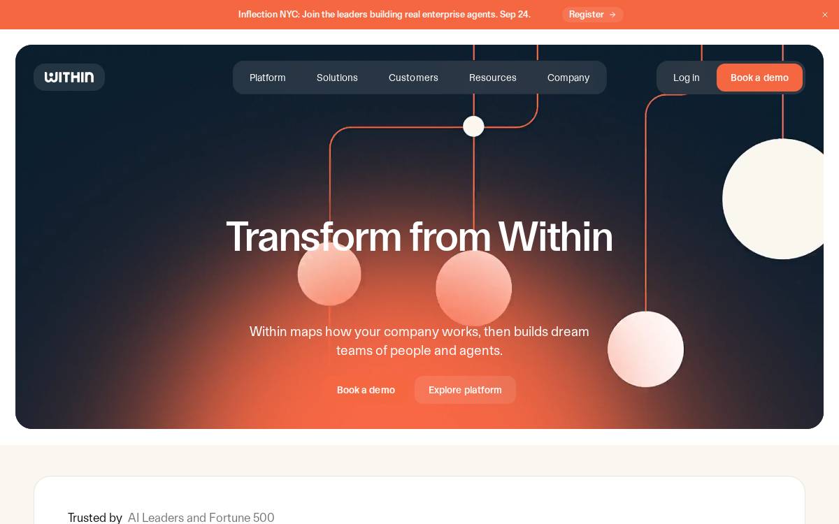 Within website preview