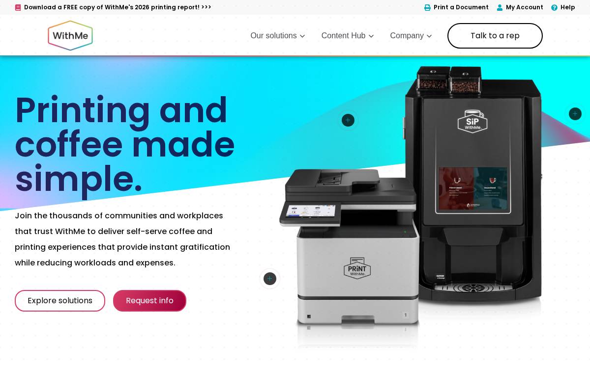 WithMe website preview