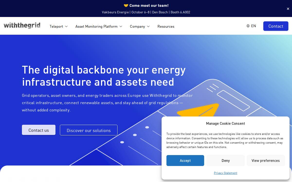WithTheGrid website preview