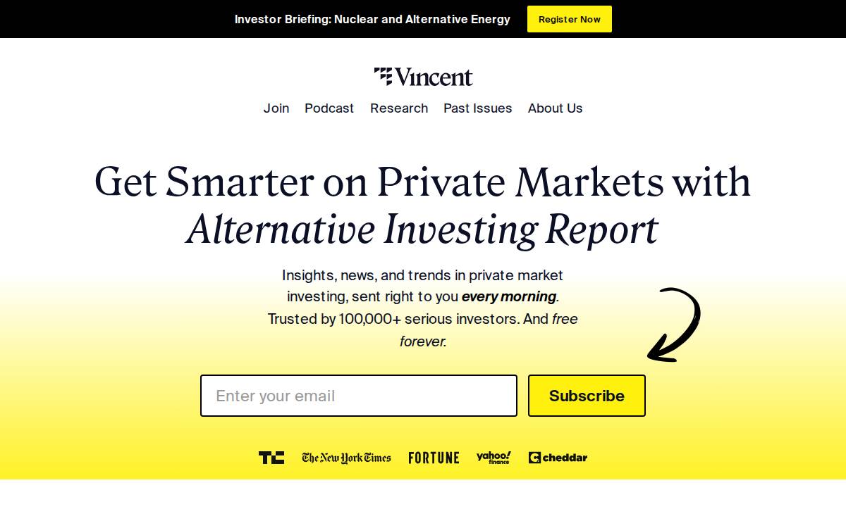 Withvincent website preview