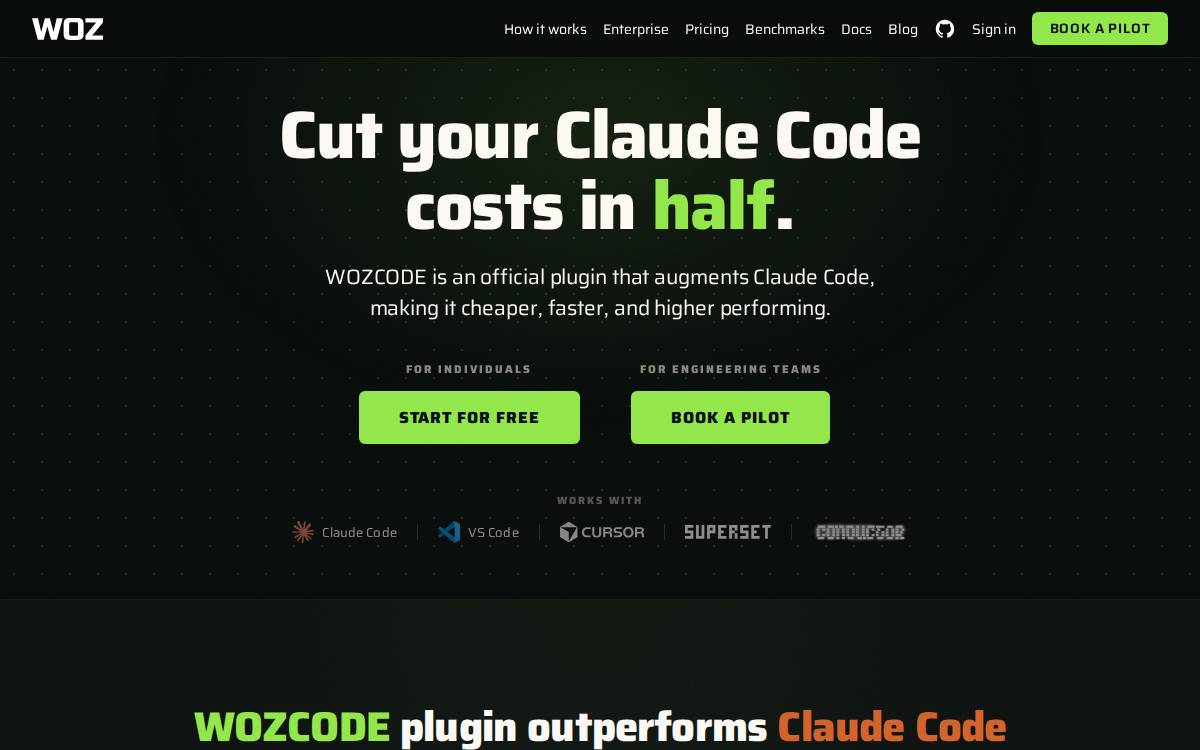 With Woz website preview