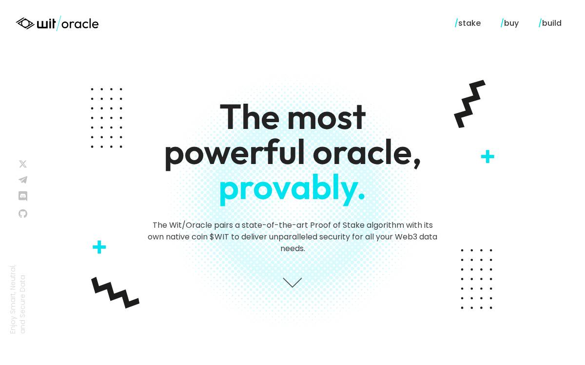 Witnet website preview
