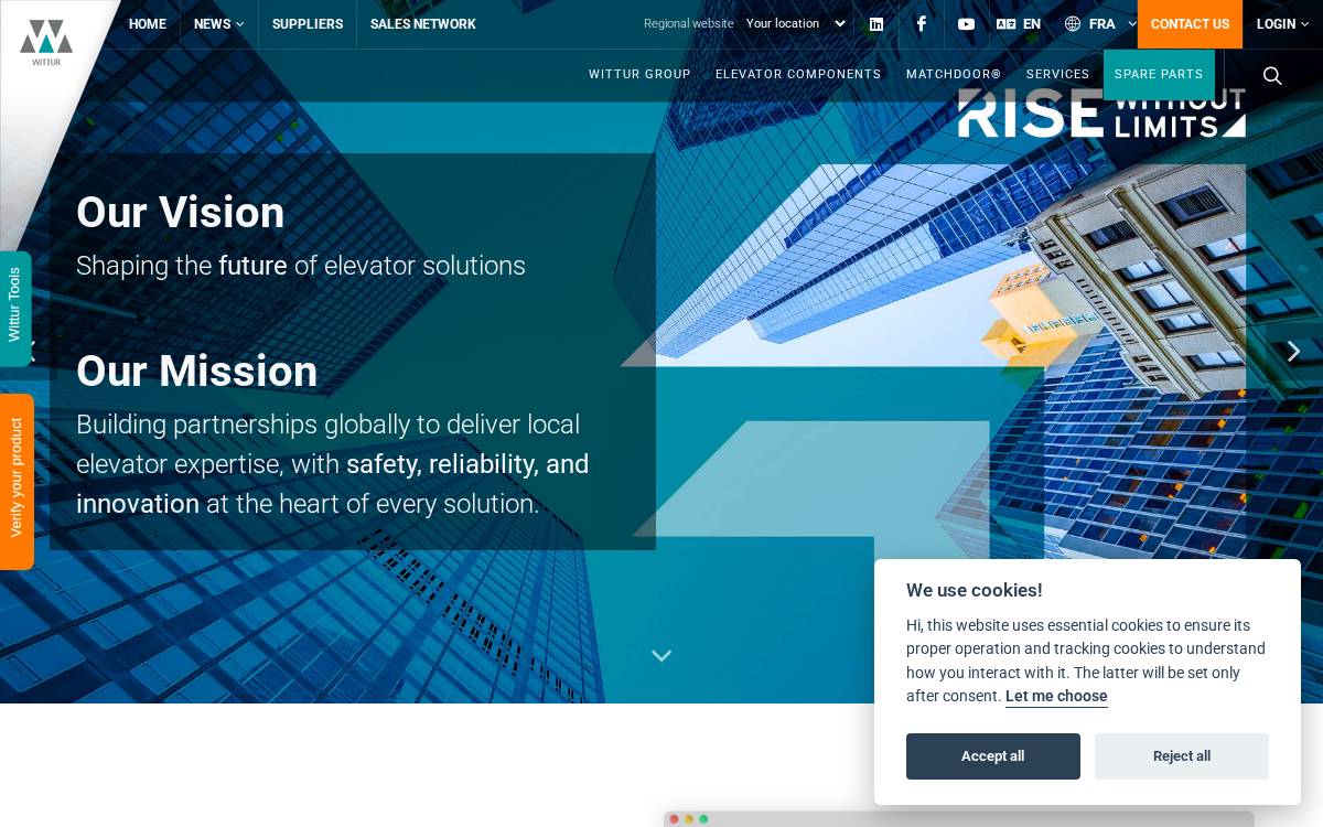 Wittur GmbH website preview