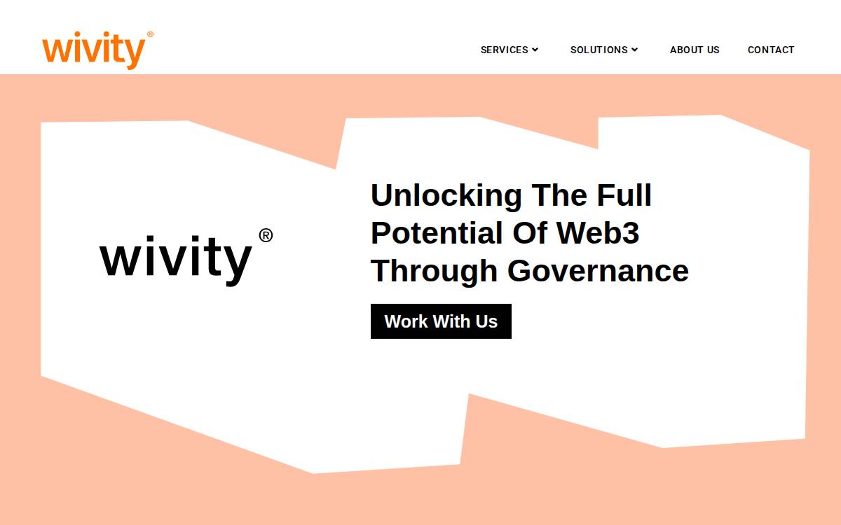 Wivity website preview